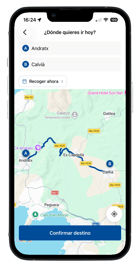 App mockup